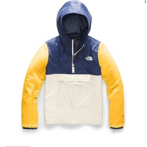 The North Face Blue and Yellow Anorak Jacket